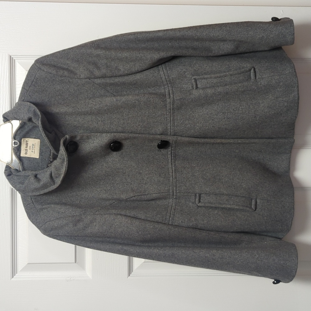 Old Navy gray wool coat